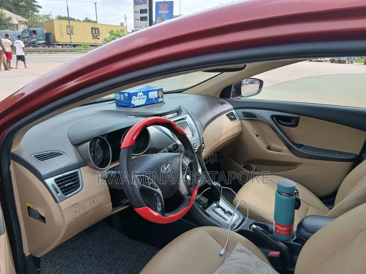 Hyundai Elantra Limited Sedan FWD (1.8L 4cyl 6A) 2013 Red
