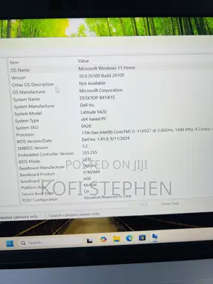 Laptop Dell Latitude 5420 8GB Intel Core i5 SSD 256GB