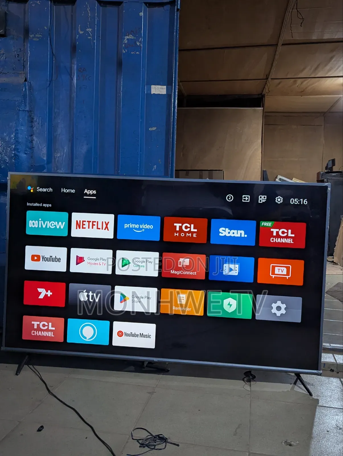 European TCL Android 65 Inches Premium Display Tv