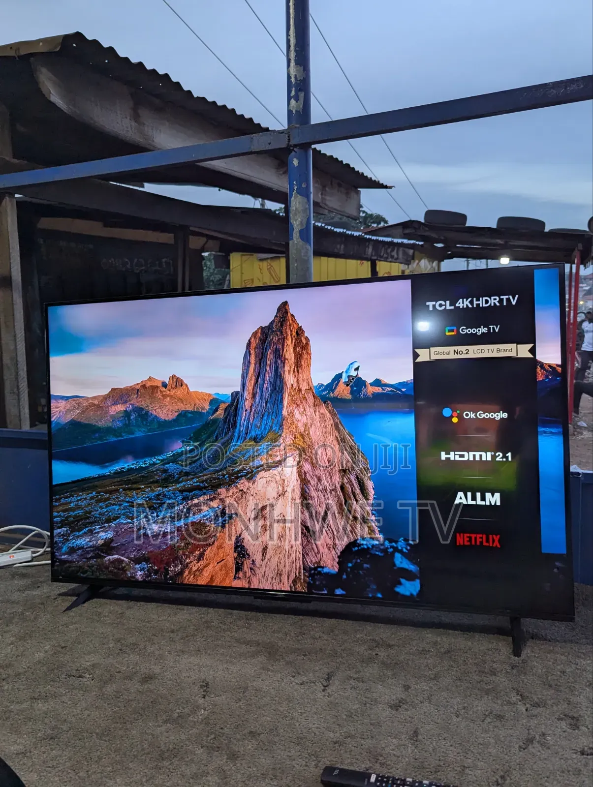 European TCL 55 Inchies Google Tv Very Powerful Graphics Display Tv
