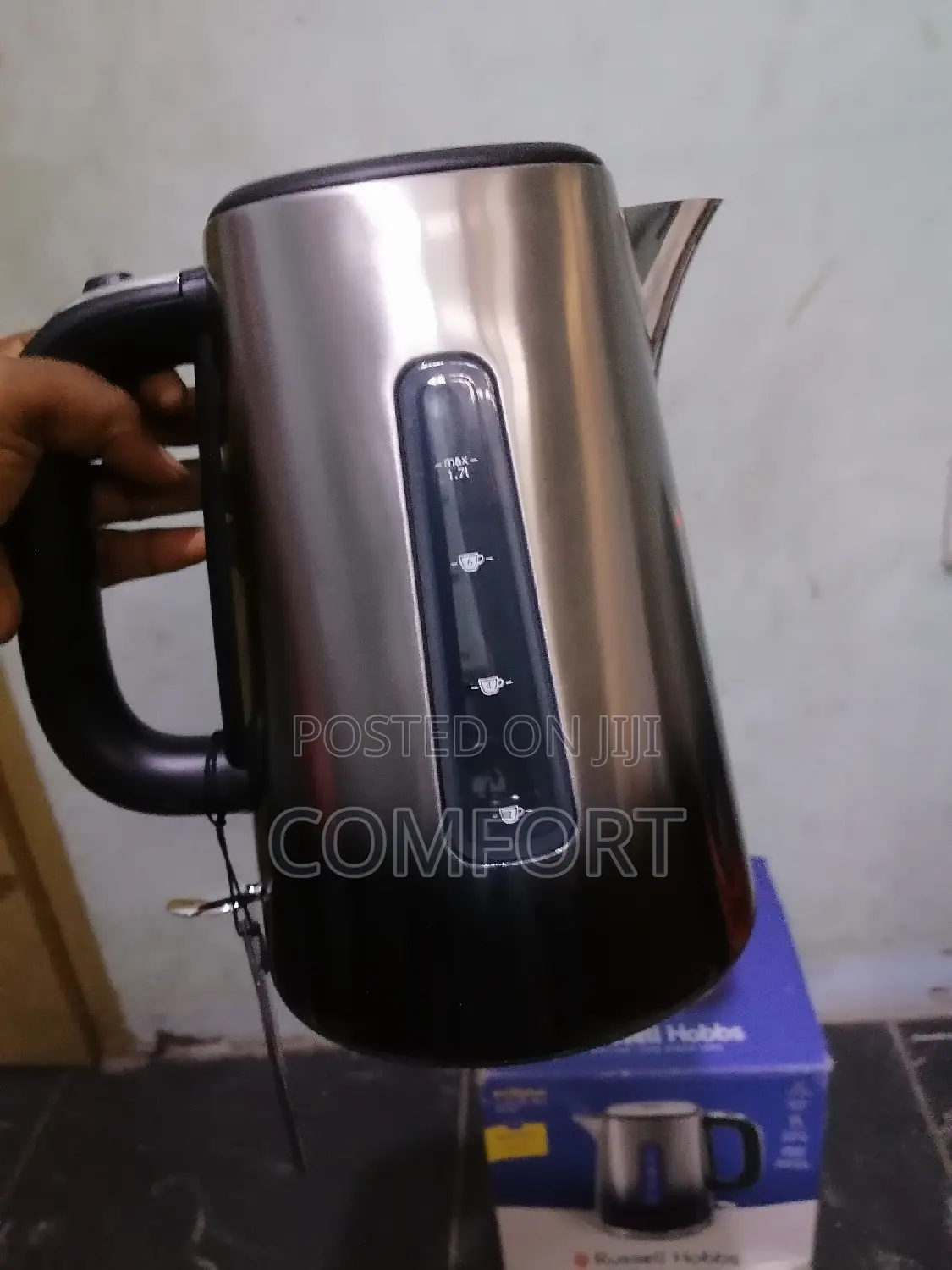 Russell Hobbs Eclipse Midnight Blue Kettle. Available As Seen