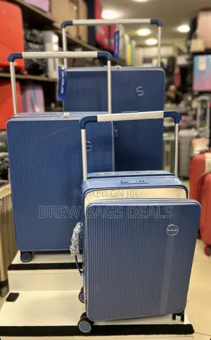 Quality 3set Bubule Wide Handle Front Back Zip Traveling Bag.