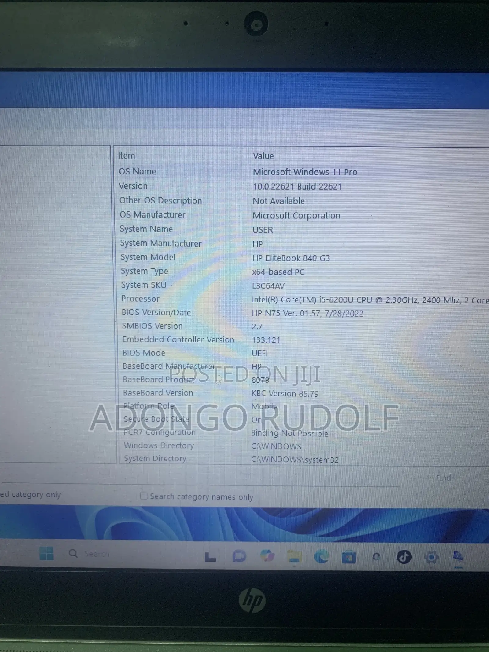 Laptop HP EliteBook 840 G3 8GB Intel Core i5 SSD 256GB