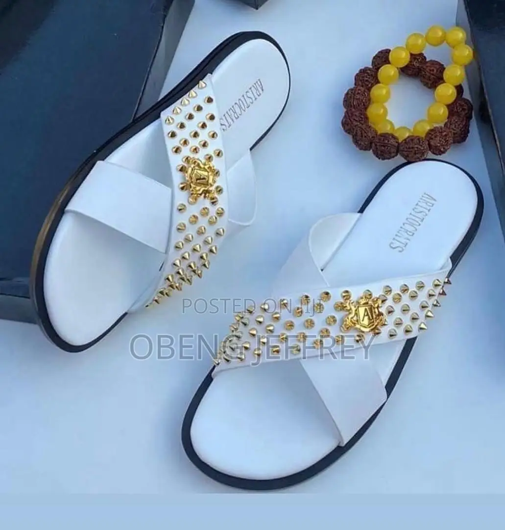 Original Aristocrats Slippers White/Black