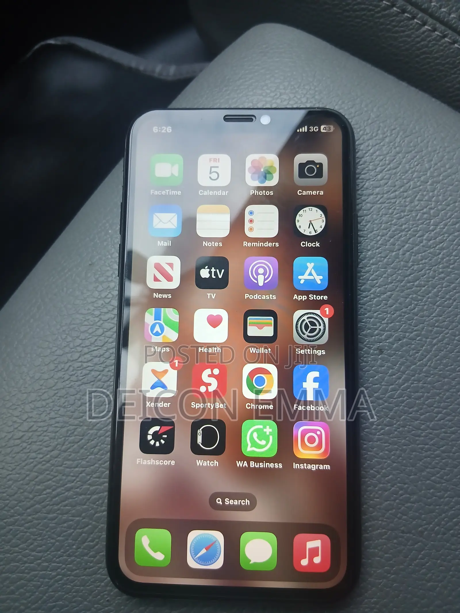 Apple iPhone X 64 GB Black