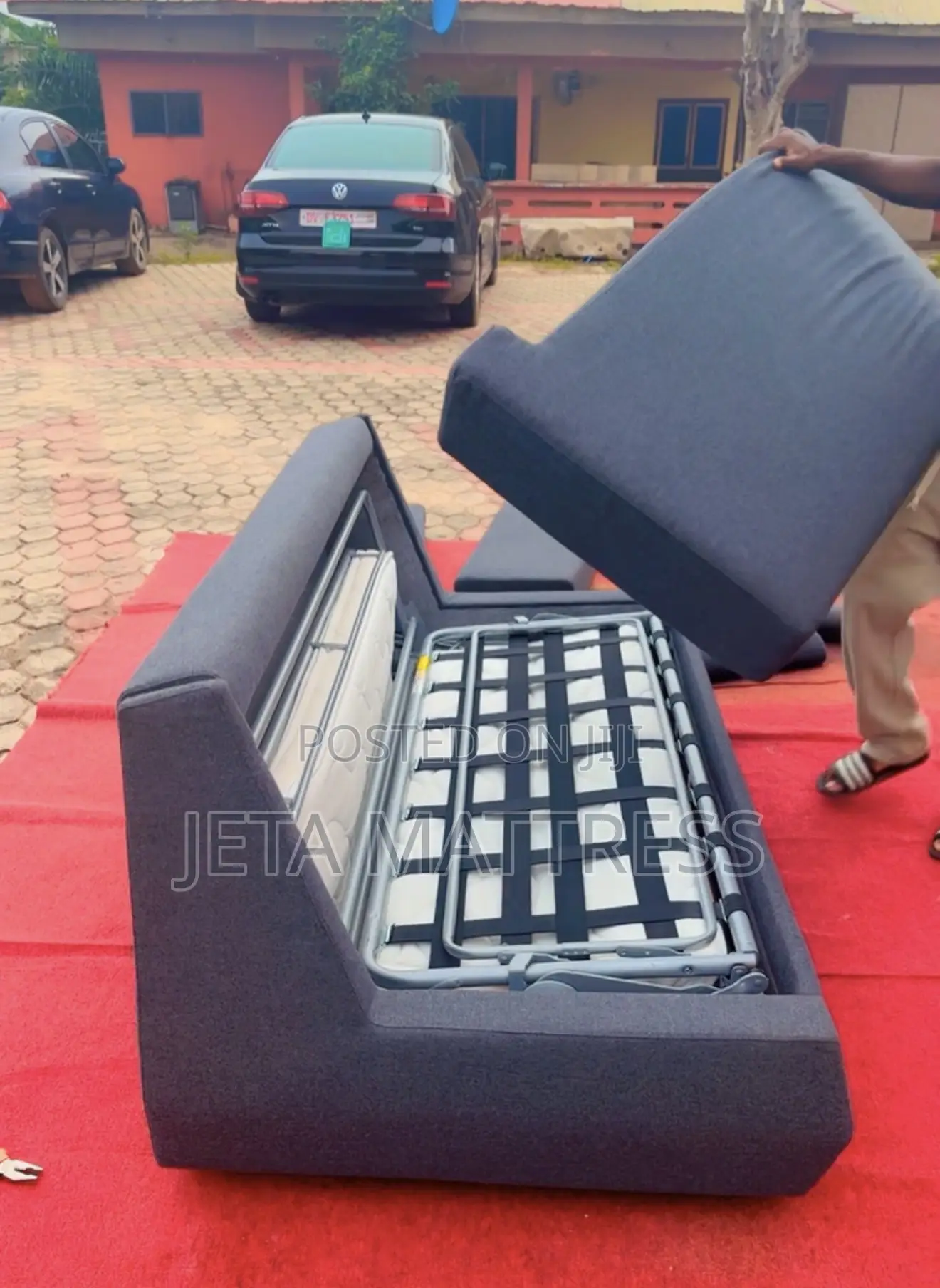 Bed and Sofa With 60/80 Inch Mattress