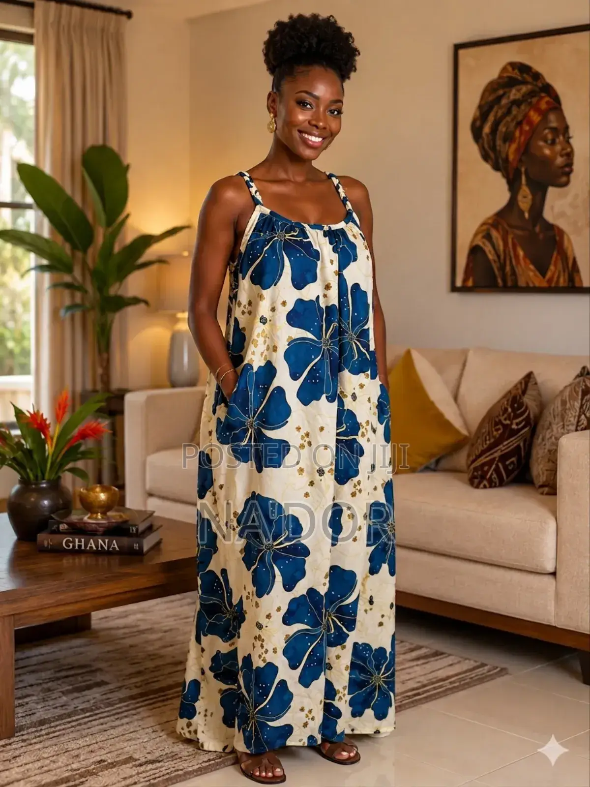 Loose Dress - Maxi With Pockets