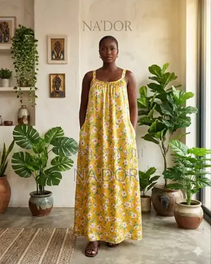 Loose Dress - Maxi With Pockets