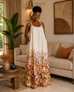Loose Dress - Maxi With Pockets