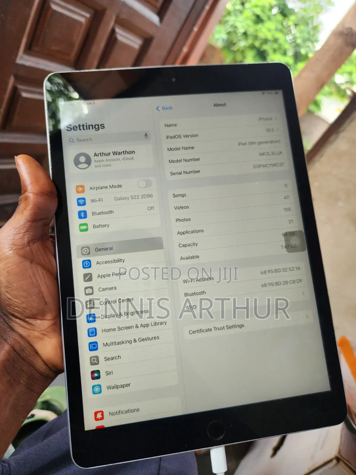 Apple iPad 10.2 (2020) Wi-Fi 64 GB Gray
