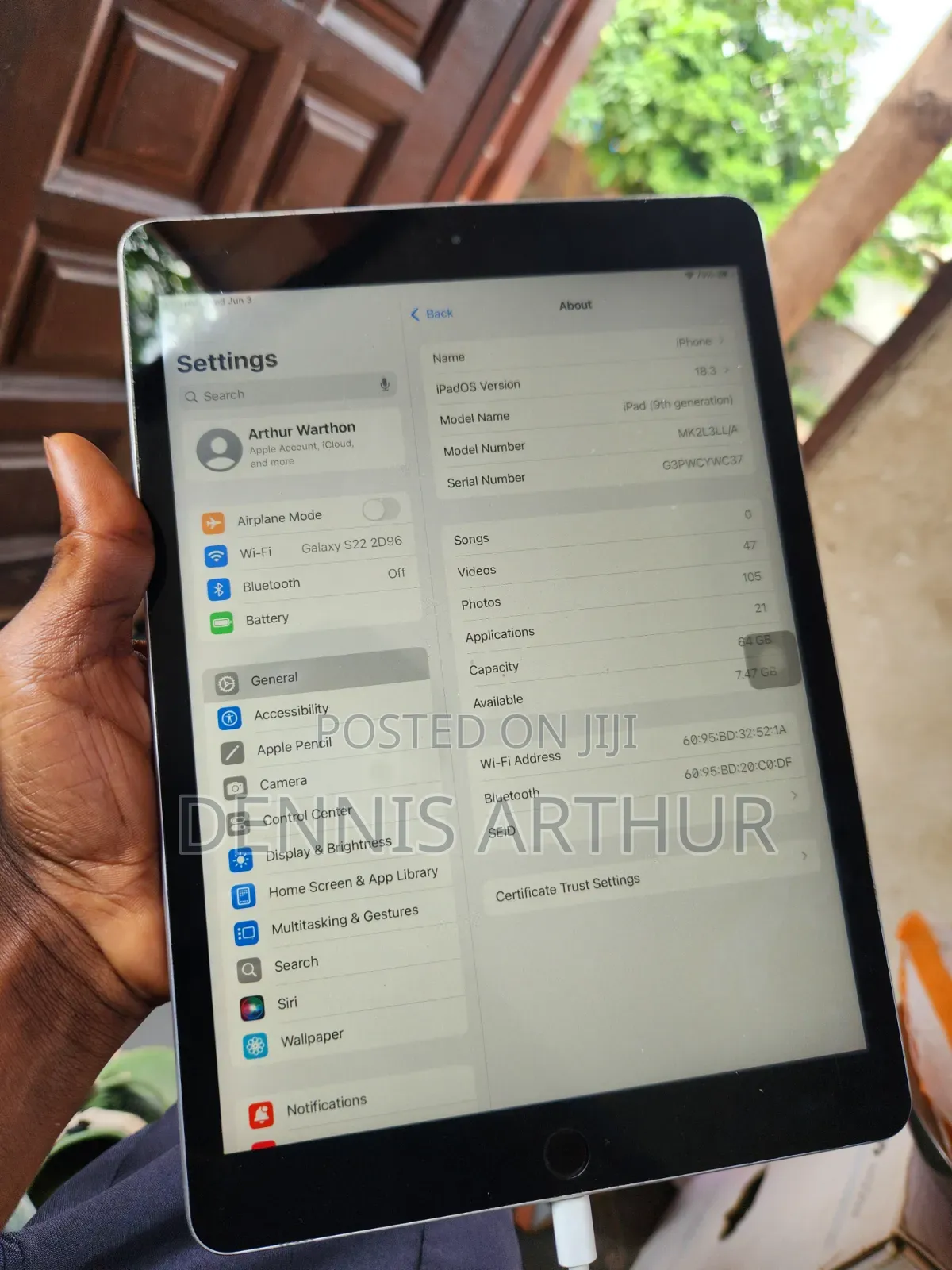 Apple iPad 10.2 (2020) Wi-Fi 64 GB Gray