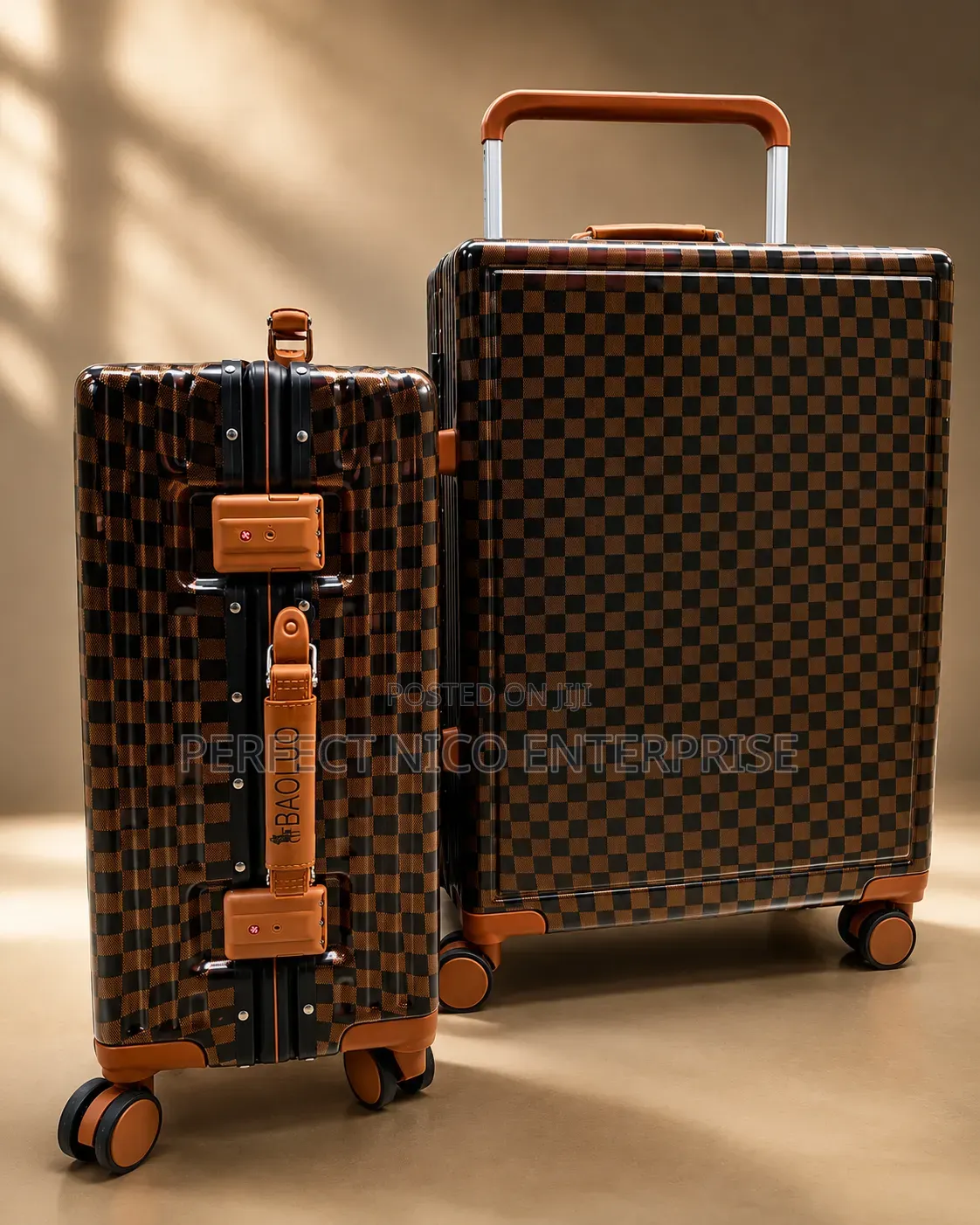 Premium 2-in-1 Hard Shell Travel Luggage Set Bag – 360° Spinner Wheels