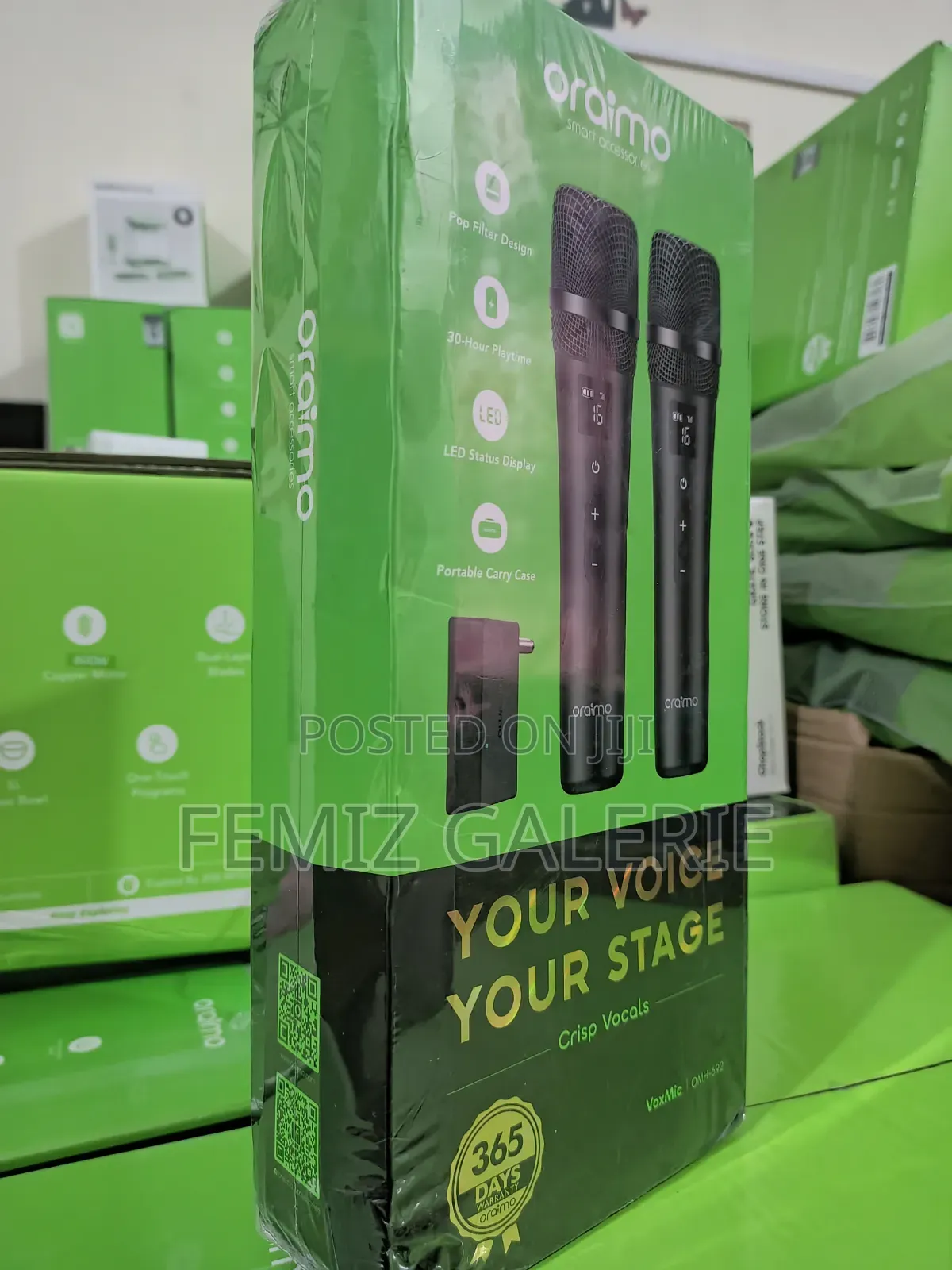 Oraimo Voxmic Portable Long-Lasting Wireless Microphone