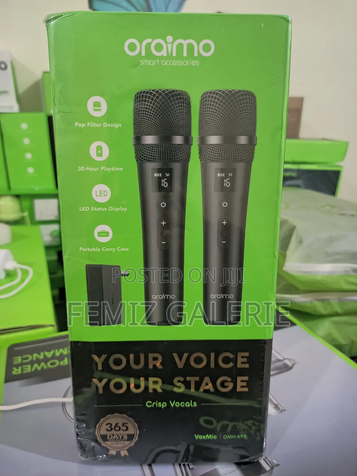 Oraimo Voxmic Portable Long-Lasting Wireless Microphone