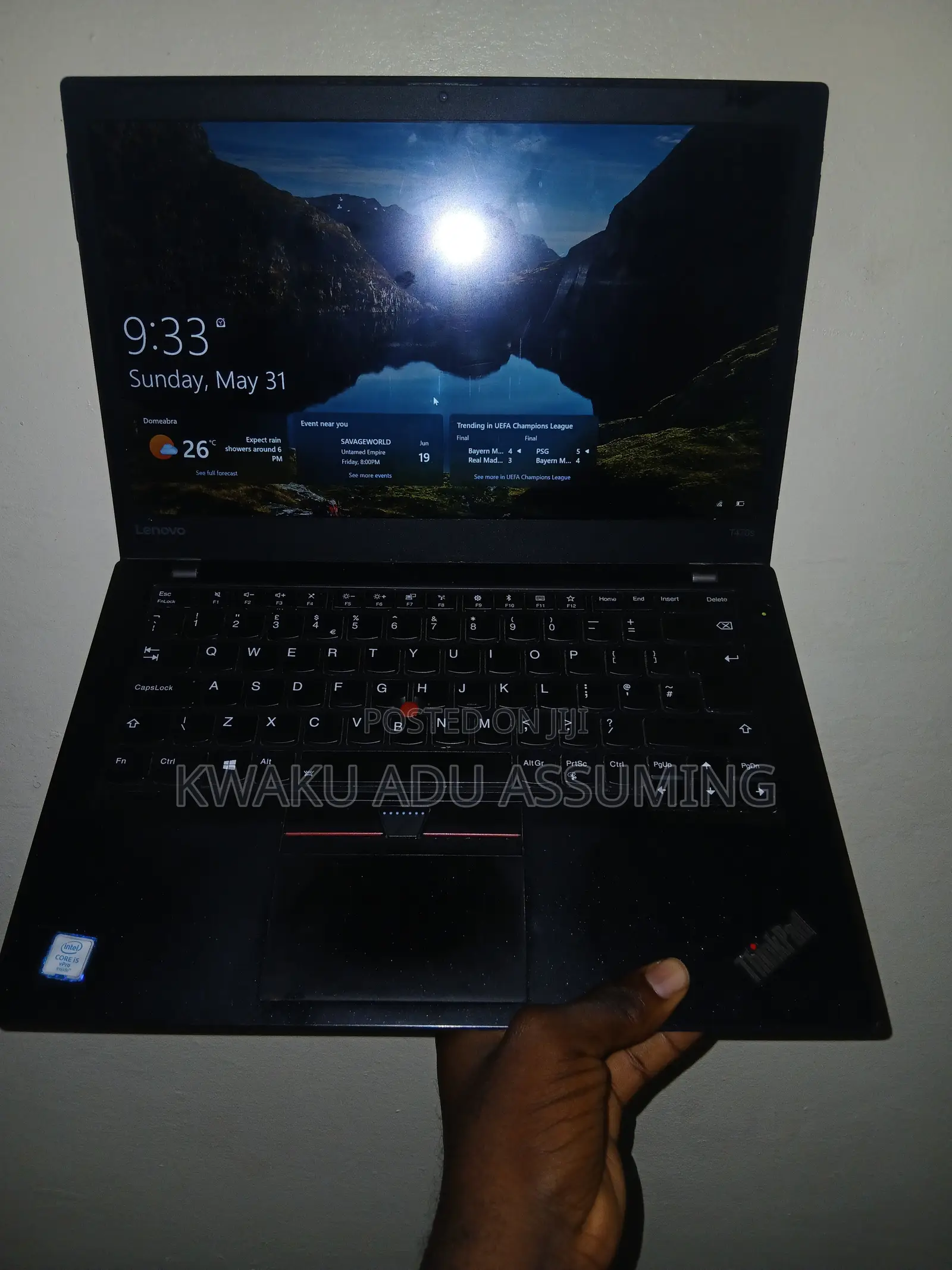 Laptop Lenovo ThinkPad T470s 8GB Intel Core i5 SSD 128GB