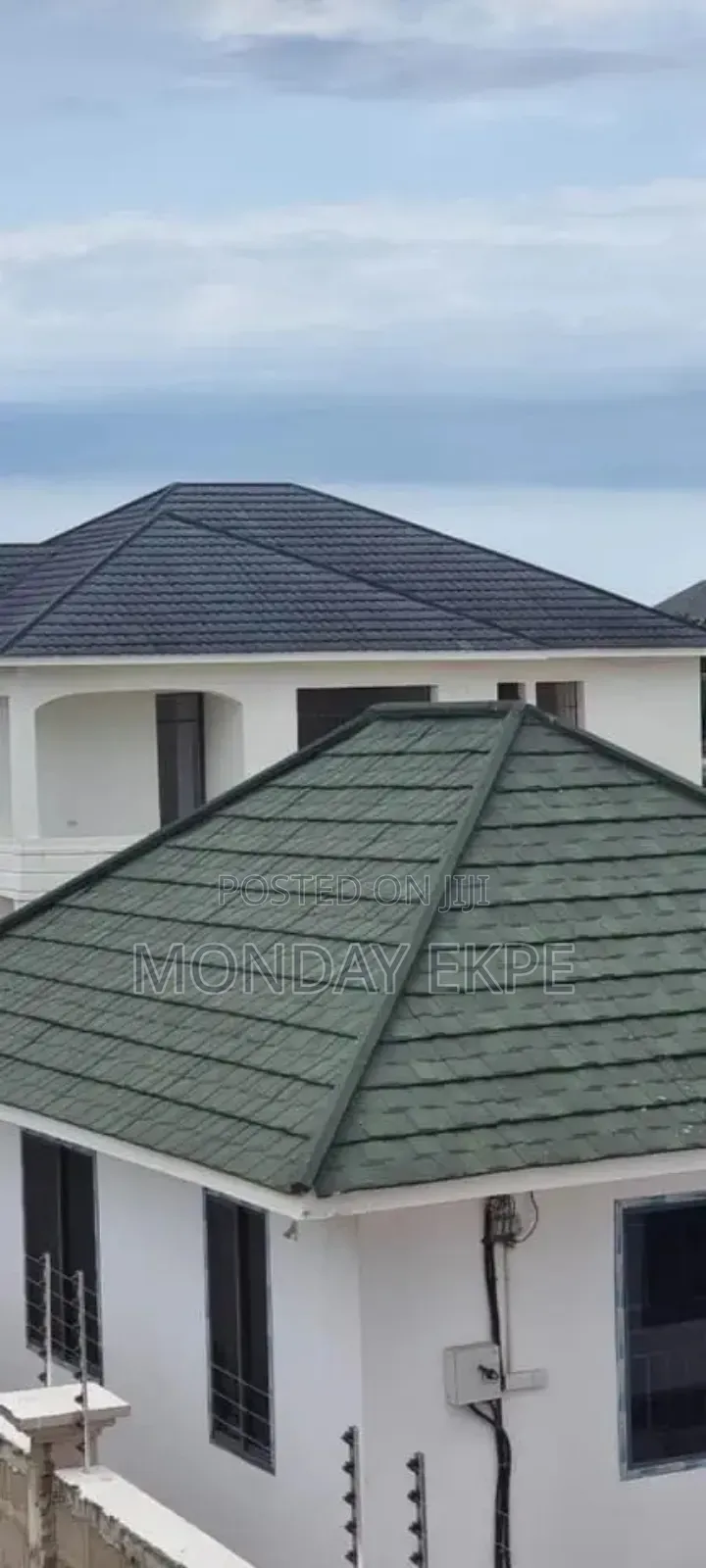 Black and Green Euro Shingle Tiles