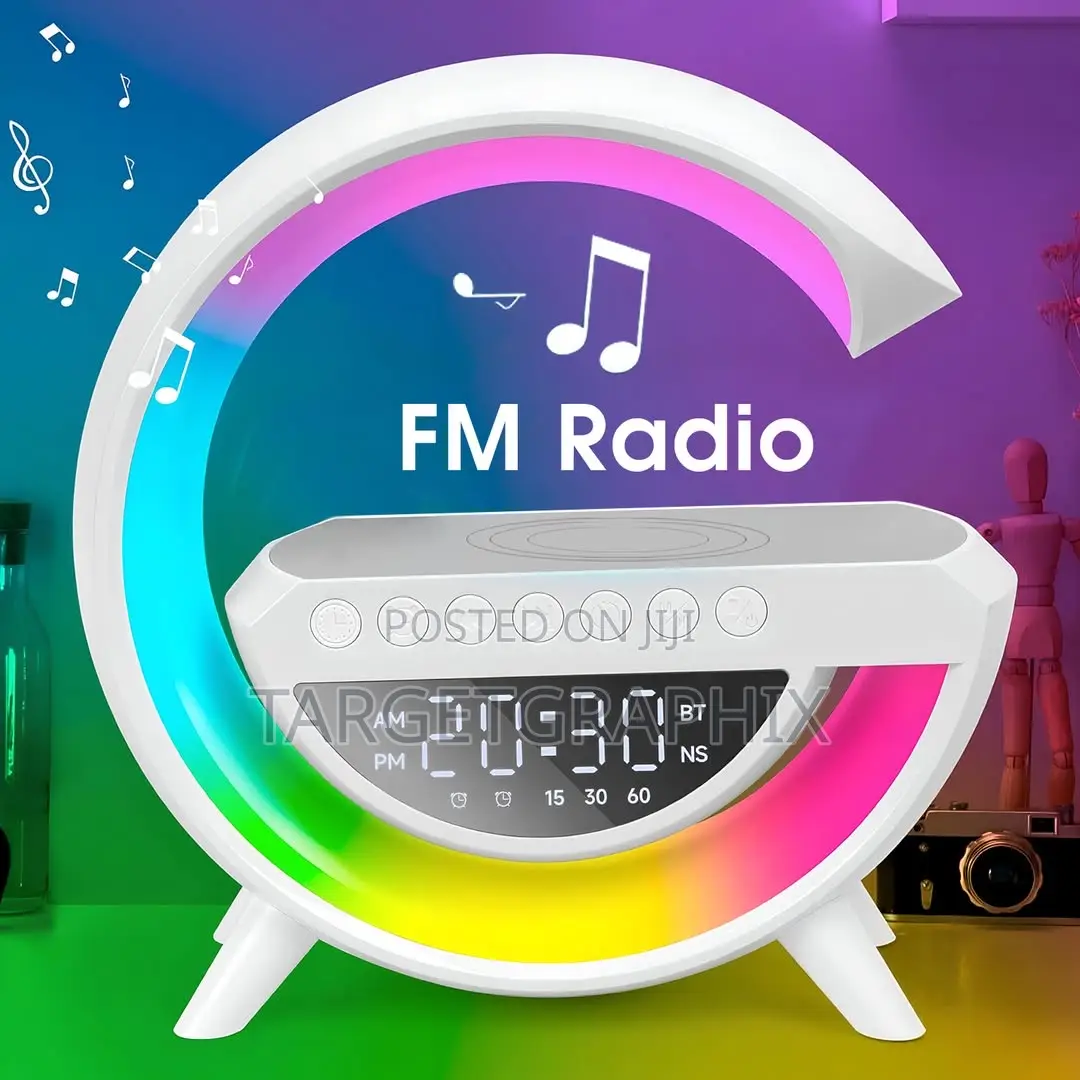 RGB Wireless Led Phone Charger Bluetooth Speaker