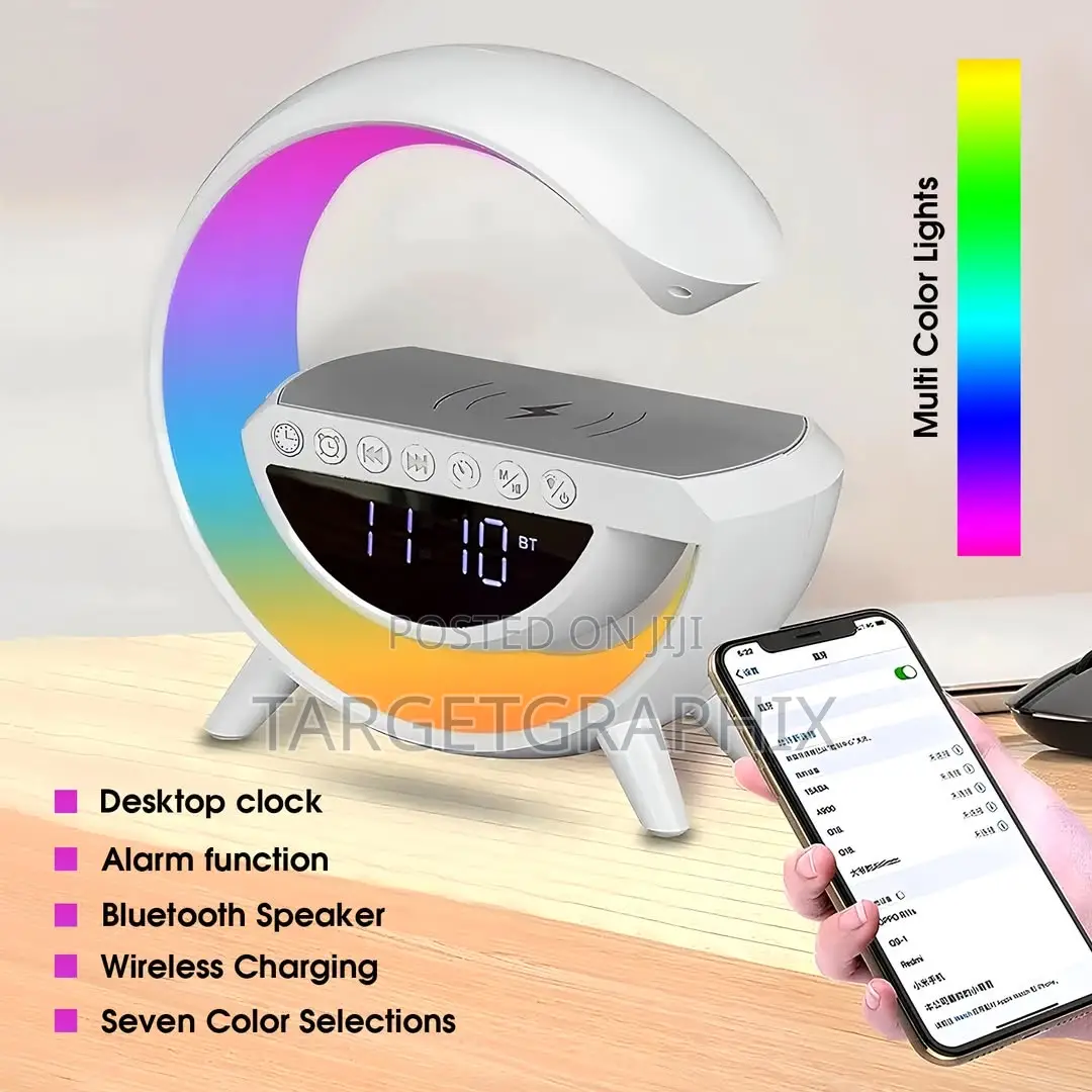 RGB Wireless Led Phone Charger Bluetooth Speaker