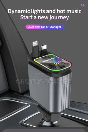 4 in 1 Car Charger With Led Lights Forsale