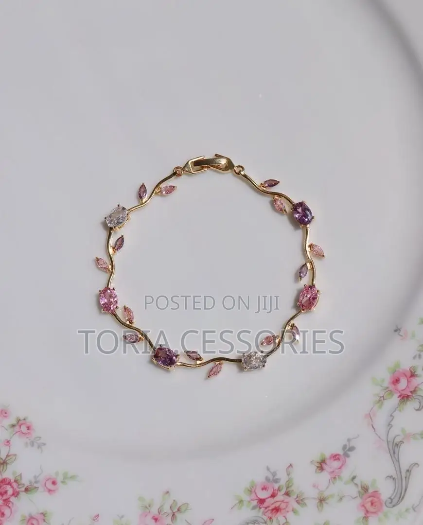 Floral Crystal Bracelet