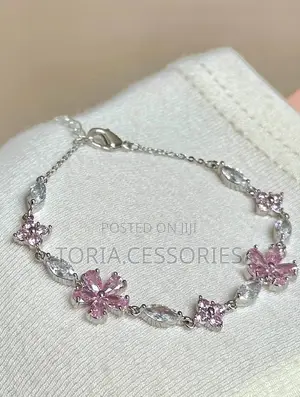Floral Crystal Bracelet