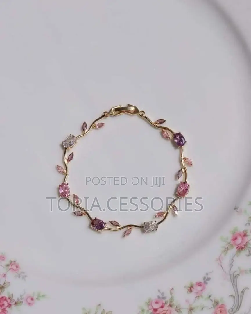 Floral Crystal Bracelet