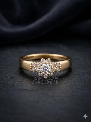 High Quality No Fade Zirconia Promise/Engagement Ring