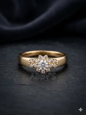 High Quality No Fade Zirconia Promise/Engagement Ring