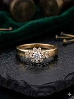 High Quality No Fade Zirconia Promise/Engagement Ring