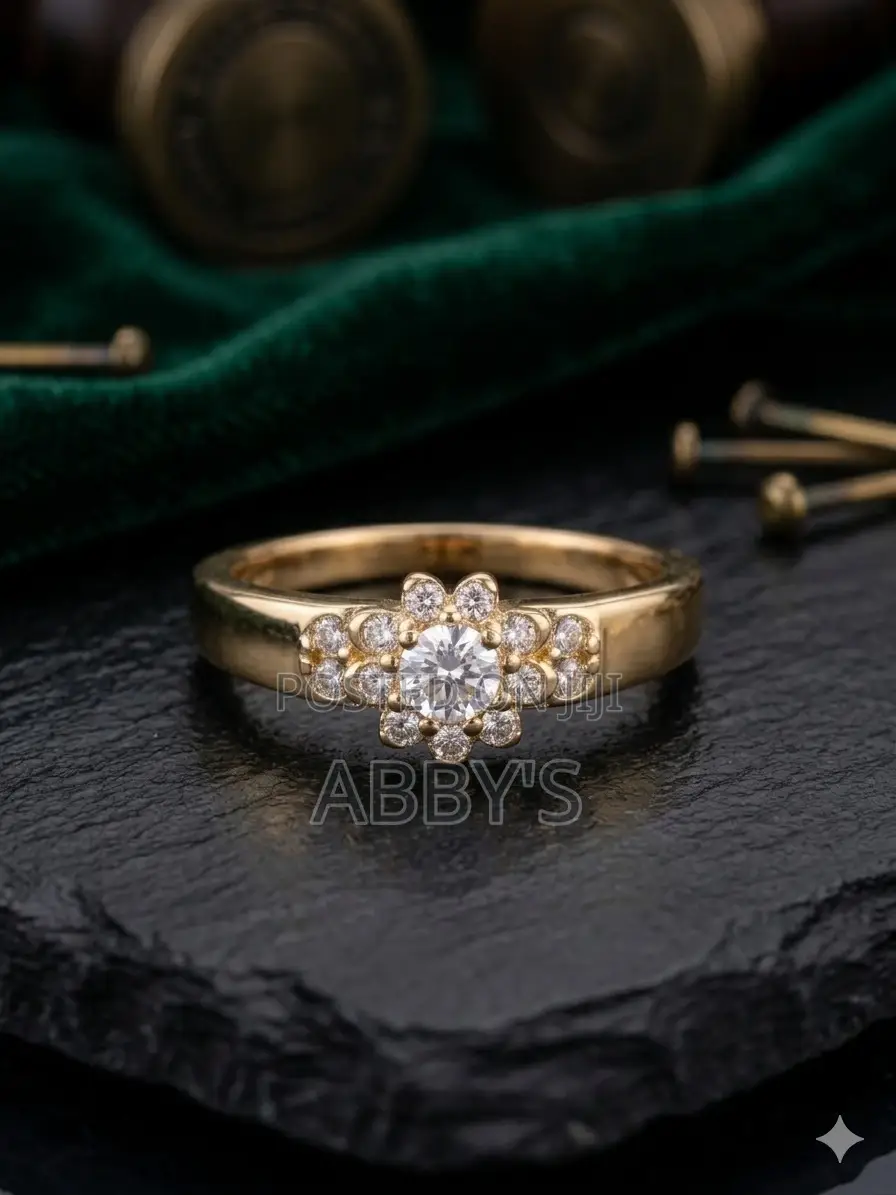 High Quality No Fade Zirconia Promise/Engagement Ring