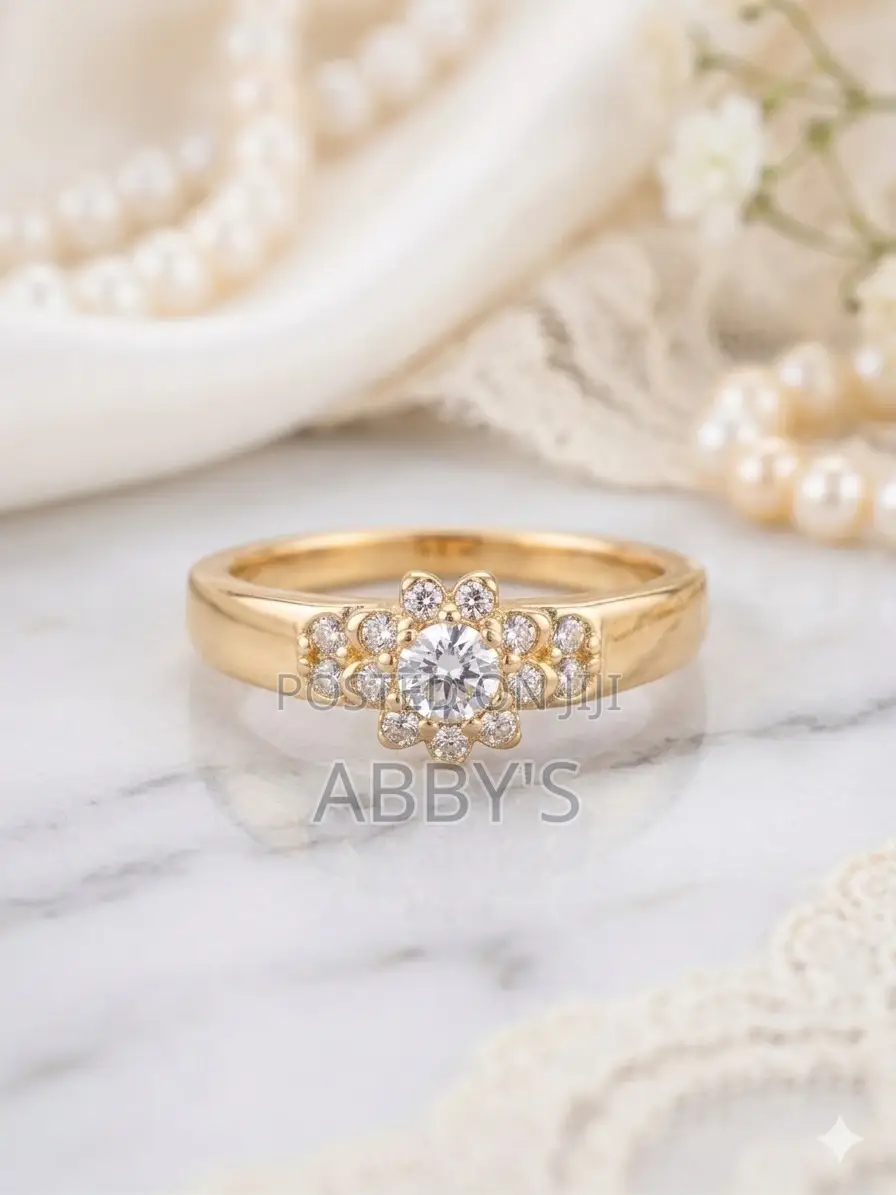 High Quality No Fade Zirconia Promise/Engagement Ring