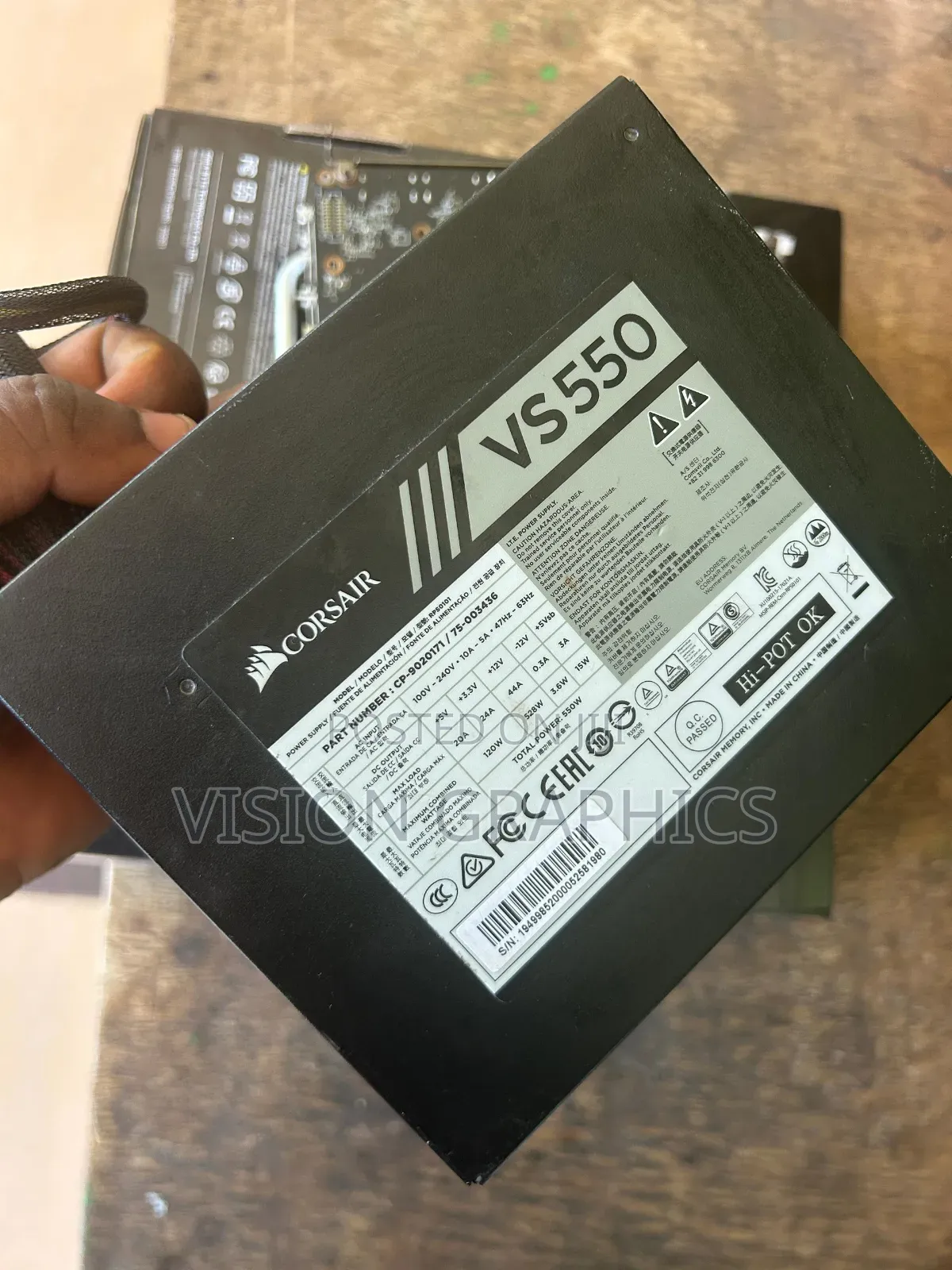 Corsair vs 550w Psu