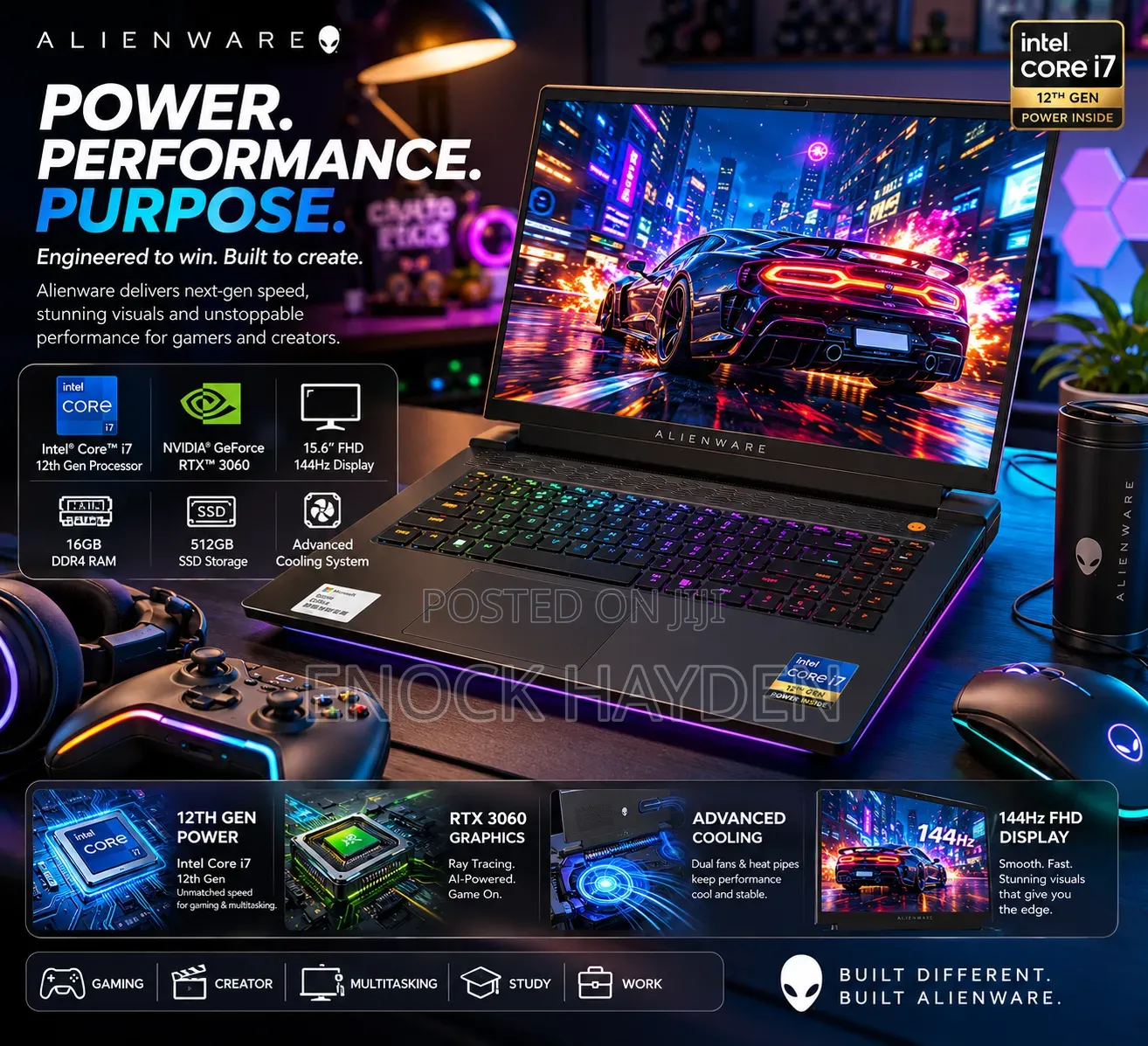 Laptop Alienware M15 R7 16GB Intel Core i7 SSD 512GB