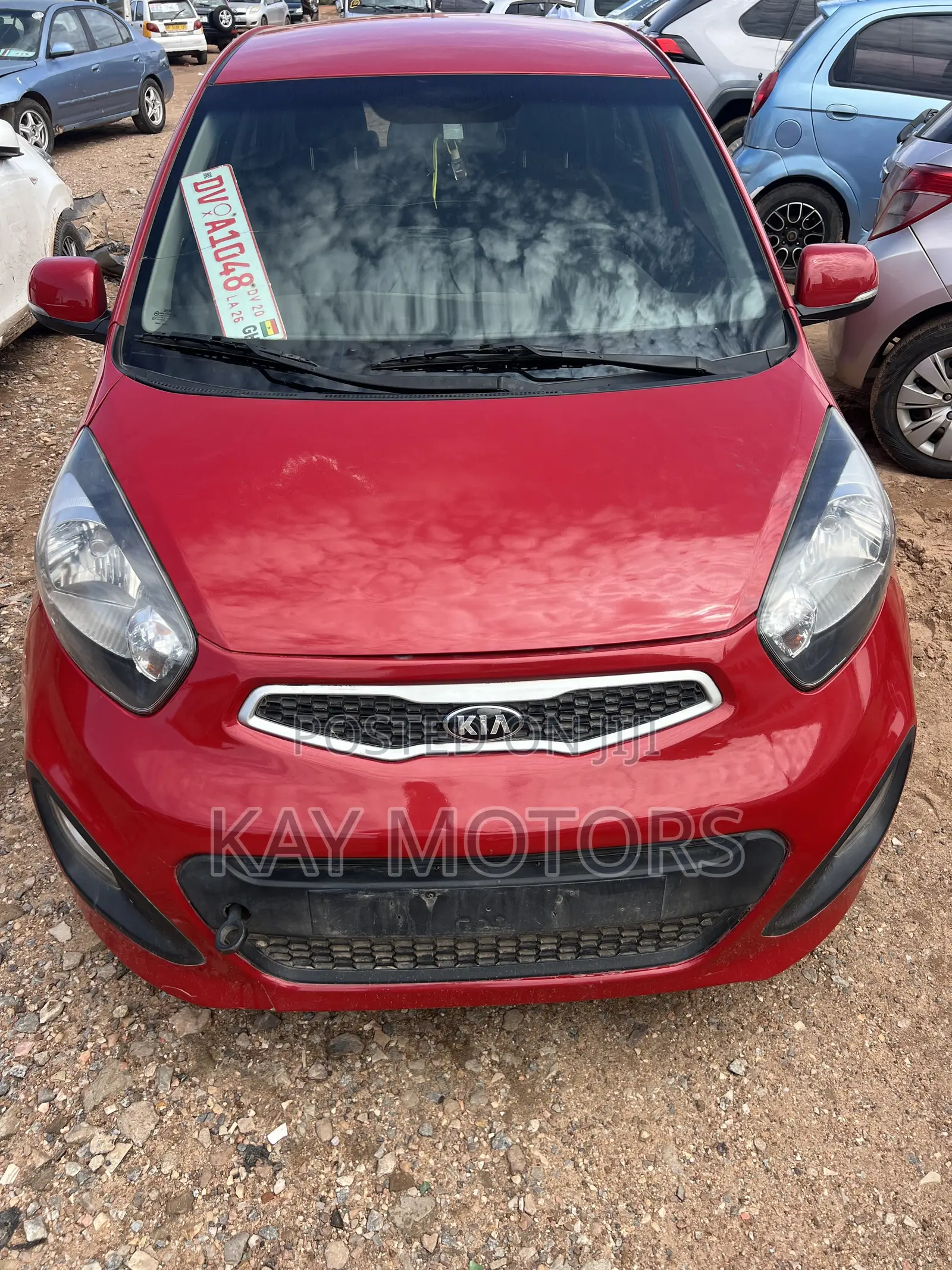 Kia Morning 2013 Red
