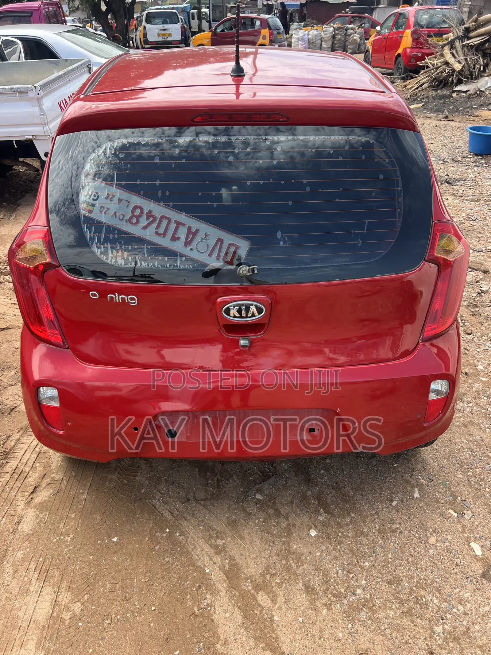 Kia Morning 2013 Red