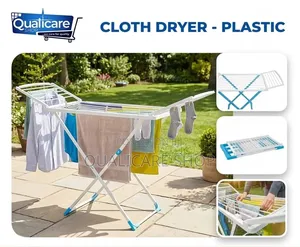 Cloth Dryer - Plastic (White Blue)