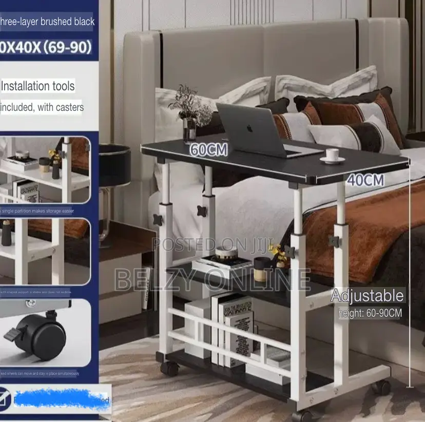 Adjustable Movable Study Desk