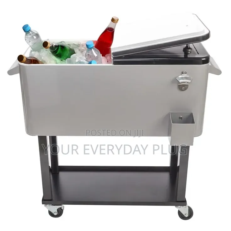 Portable Outdoor Cooler Cart