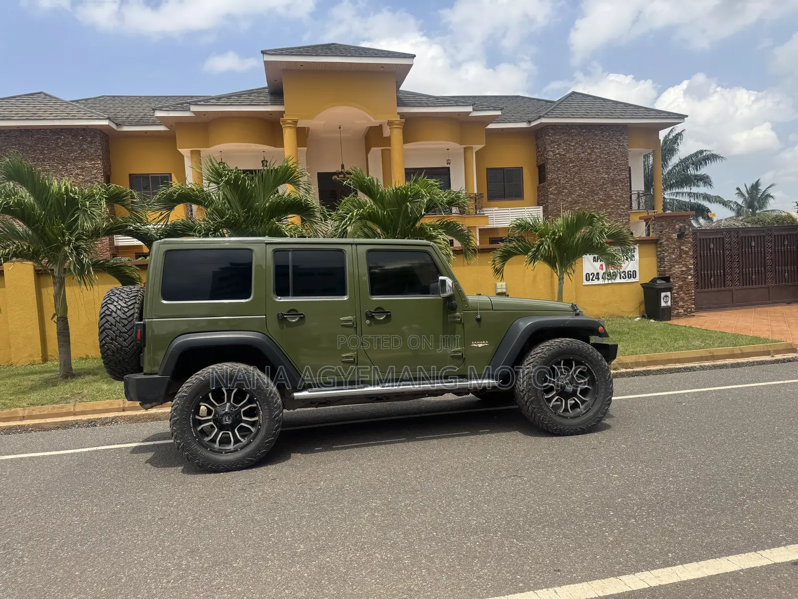 Jeep Wrangler Sahara 2dr SUV 4WD (3.6L 6cyl 6M) 2014 Green