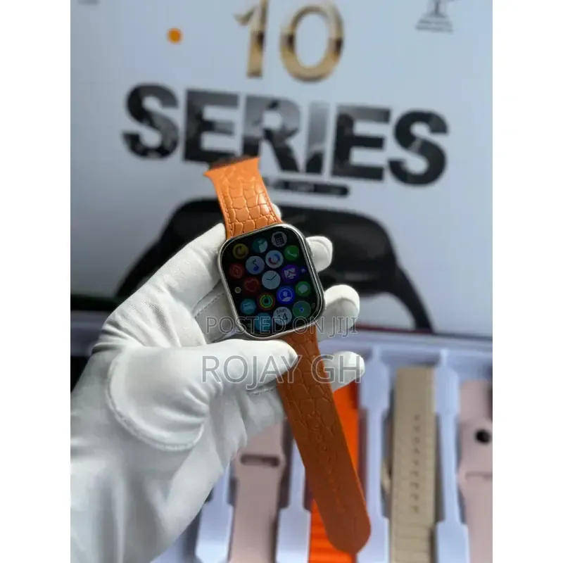 S30 Pro Max Series 10 Smartwatch | 7-in-1 Combo - Orange