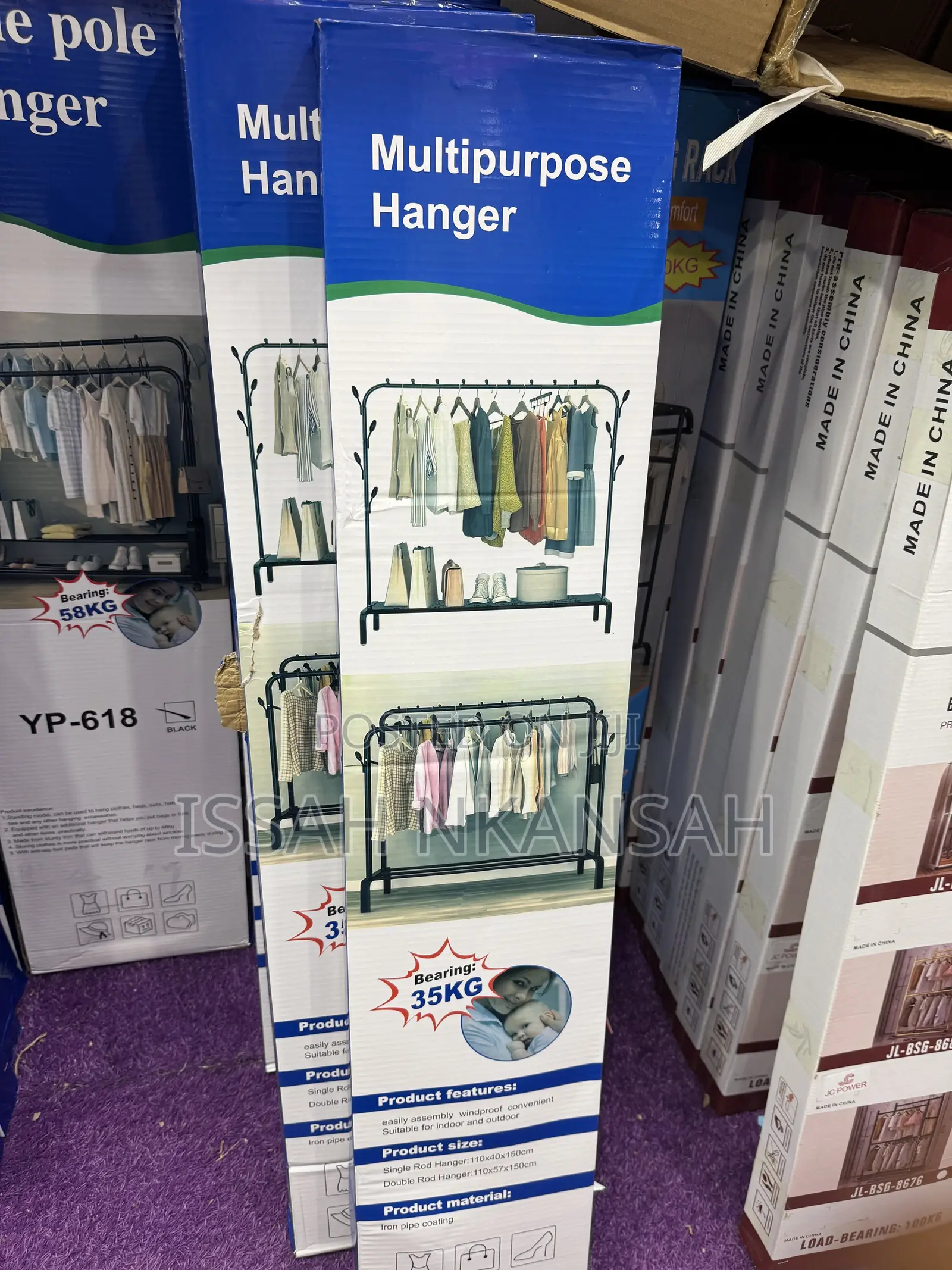 Clothes Rack Double Pole