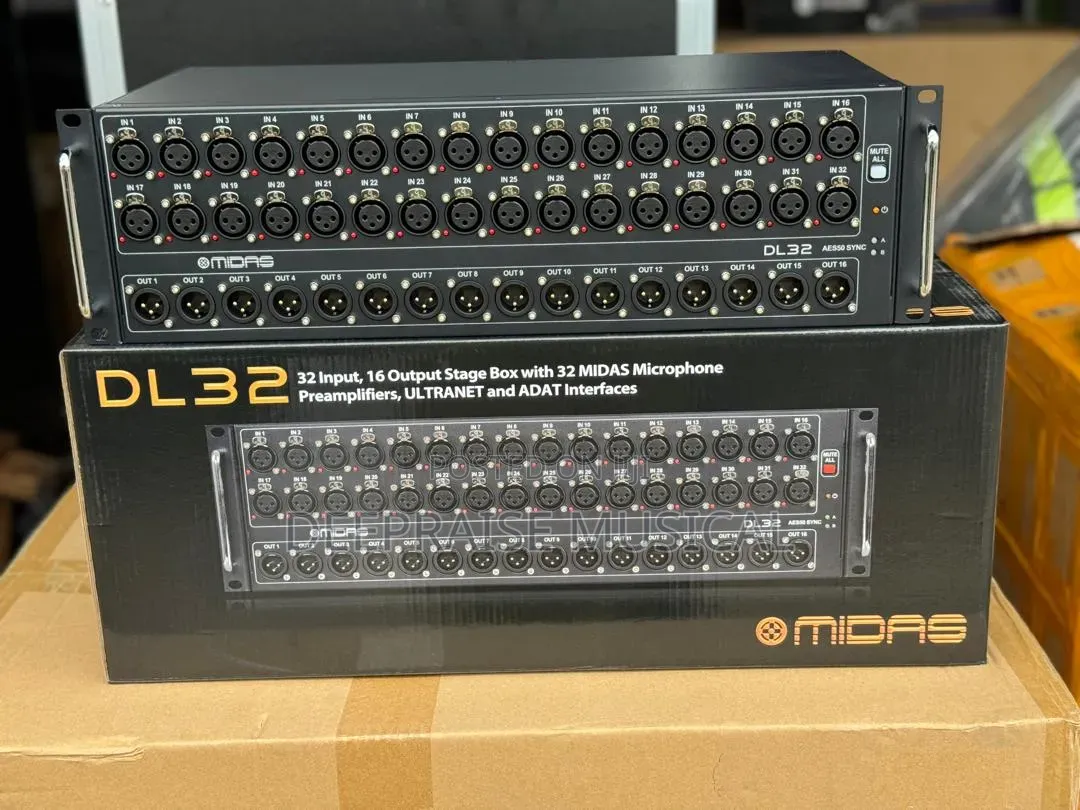 Midas Dl32 32-input/ 16 Output Digital Stage Box