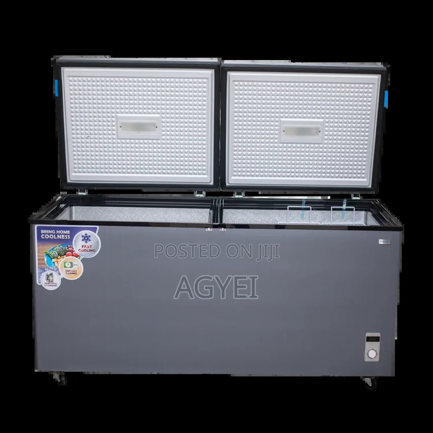 Nasco 545l 2-Star Double Door Chest Freezer Nas-800fl-Dd '552606