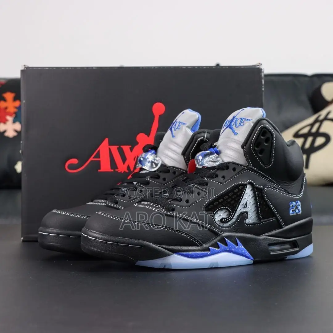 Air Jordan 5 Retro X Awake Ny "Black/Court Blue"