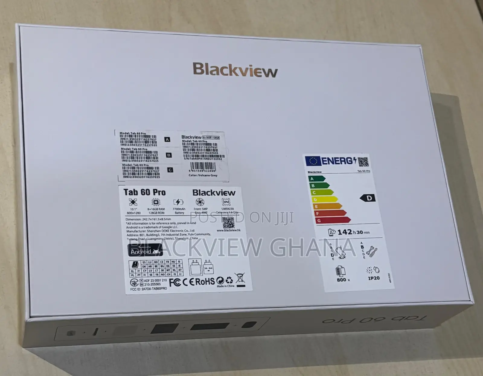 New Blackview Tab 60 Pro 128 GB Gray
