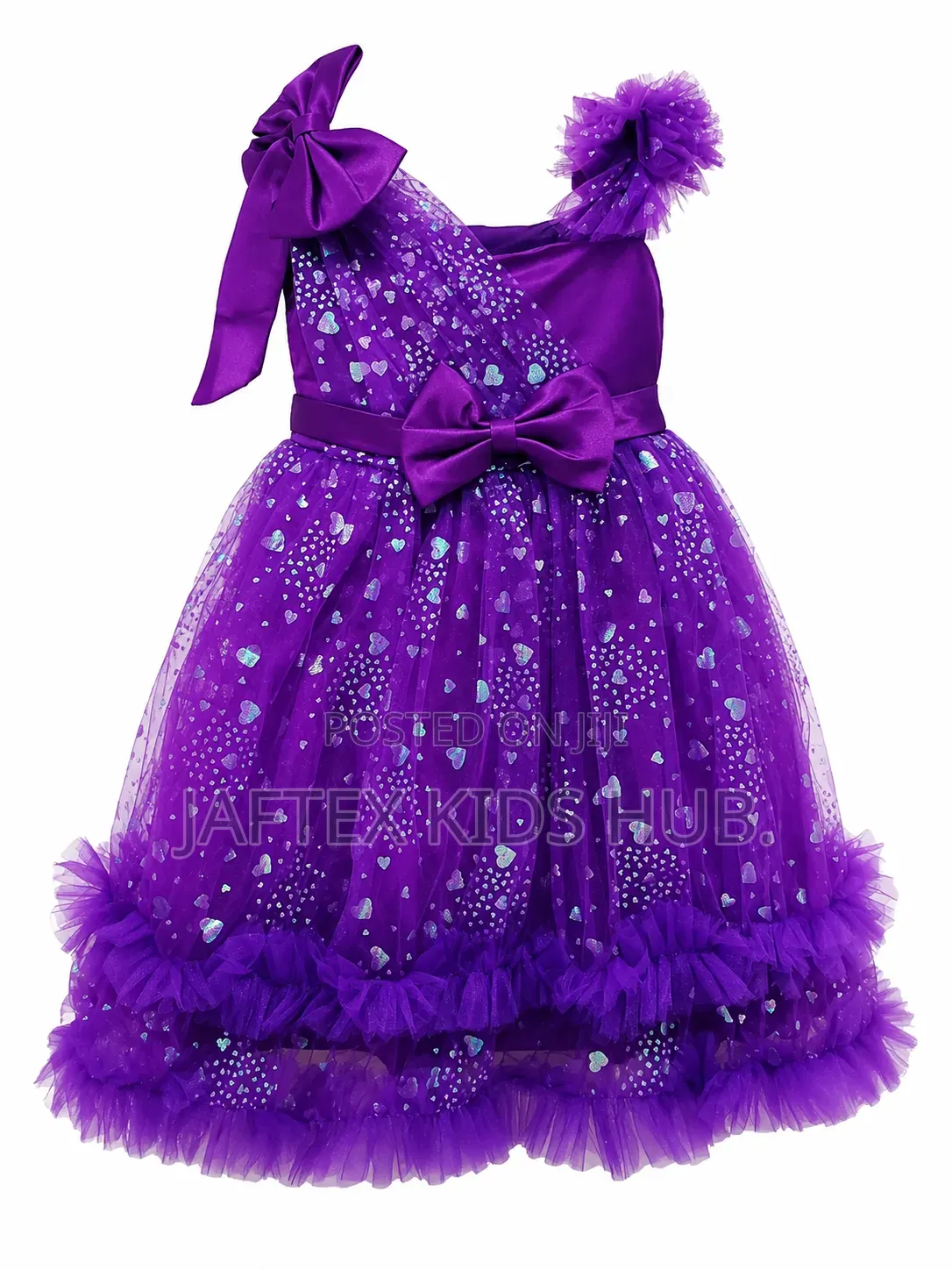Girls Royal Purple Party Is Dress