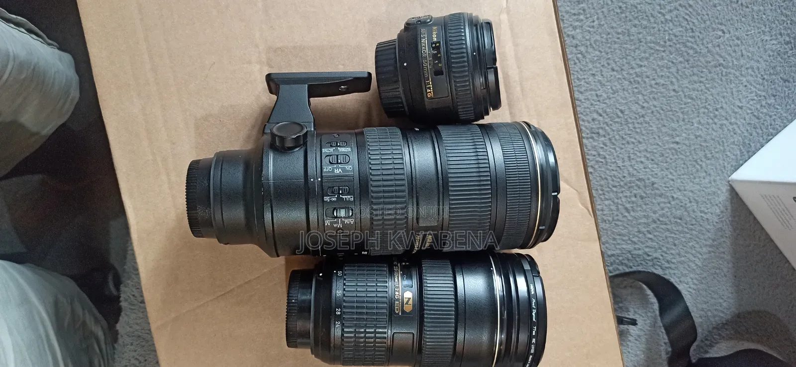 Bundle, Nikon Lenses. ( 70-Mm, 50 1.4 .)