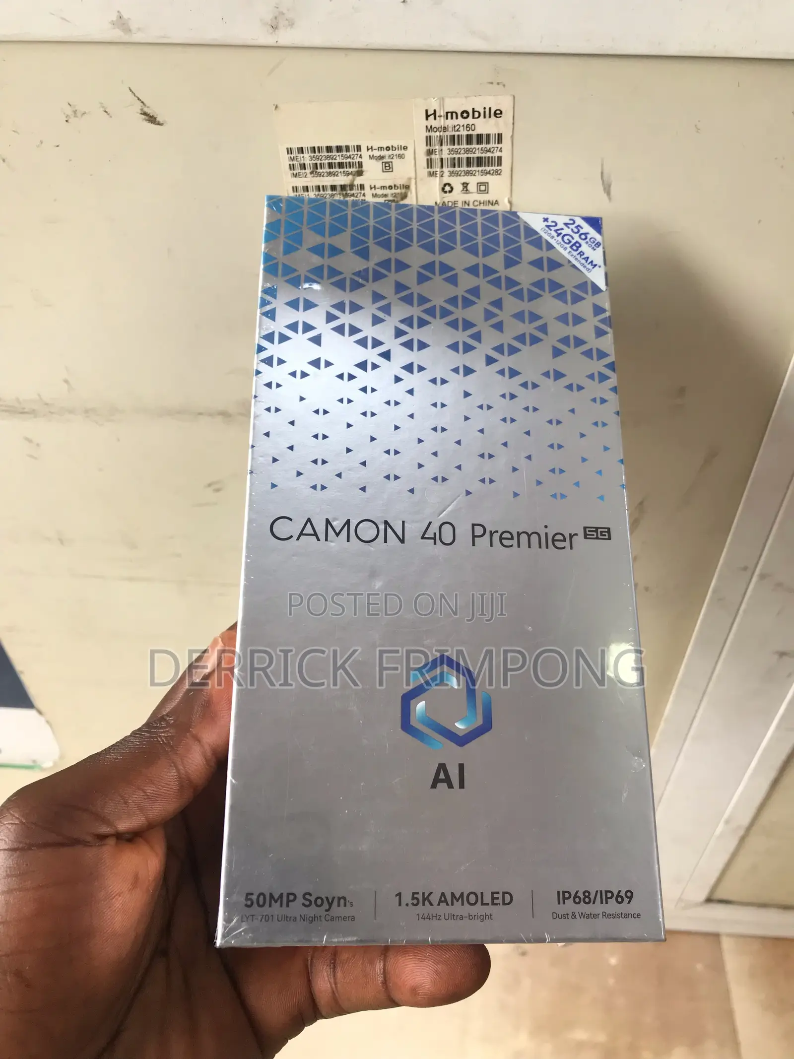 New Tecno Camon 40 Premier 256 GB Black