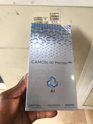 New Tecno Camon 40 Premier 256 GB Black