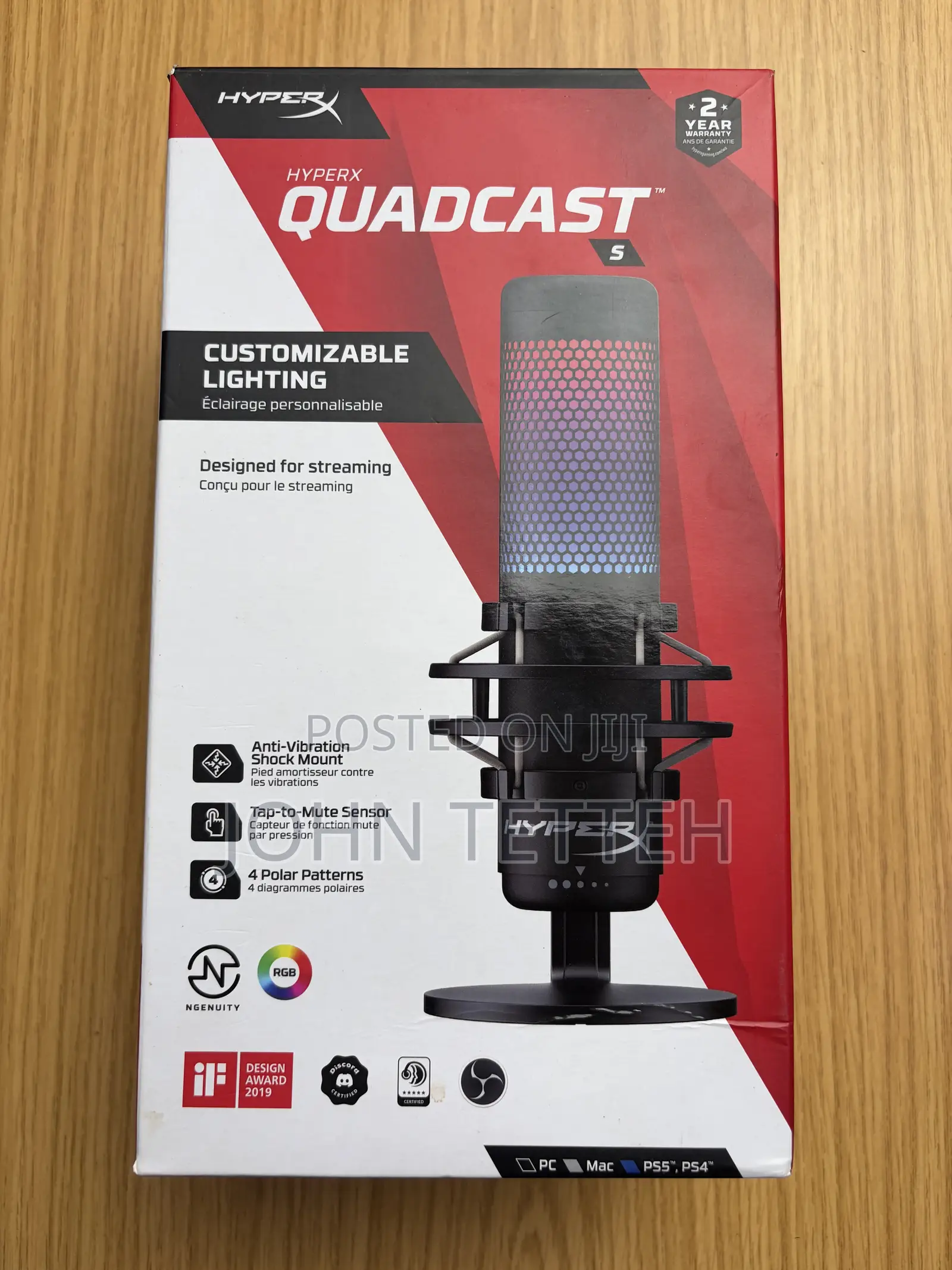 Hyperx Quadcast S Usb Microphone